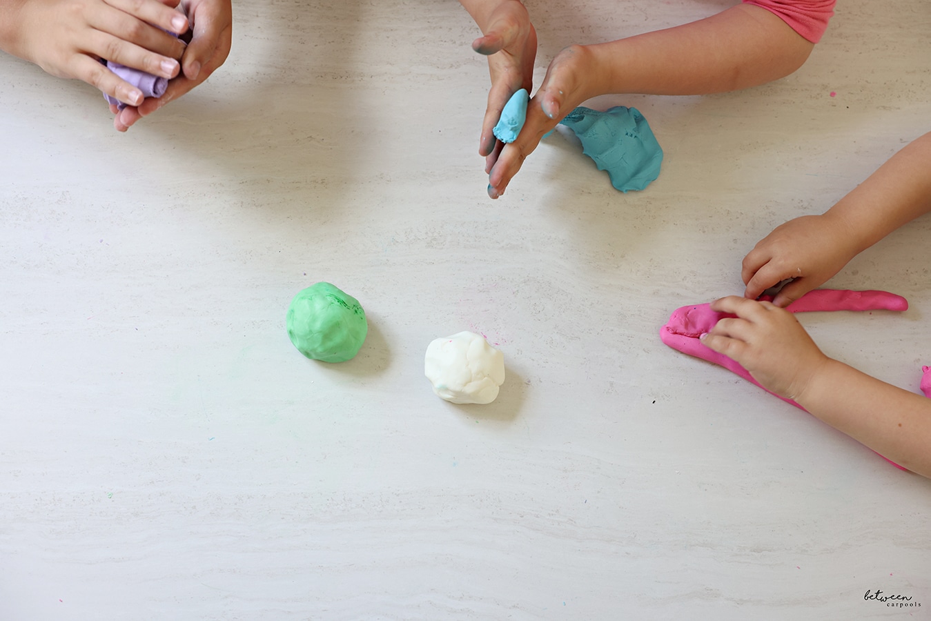 Homemade Play-Doh and slime