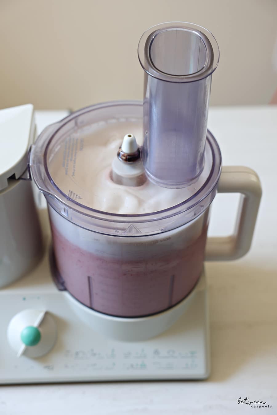 blending in a food processor