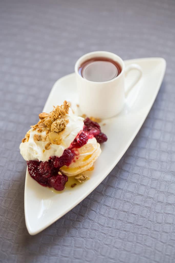 Sea Bass with Quinoa and a Meringue Caramel Dessert Between Carpools