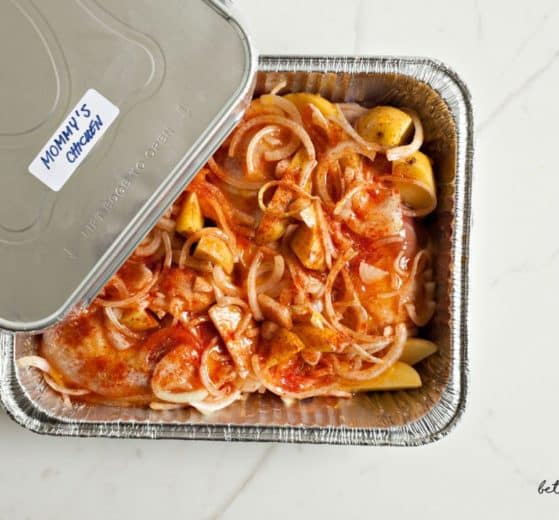 kosher chicken and potatoes