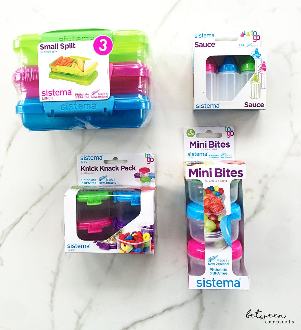 Sistema Containers - 3-Pack - Back To School - Mini Bites - 130 mL