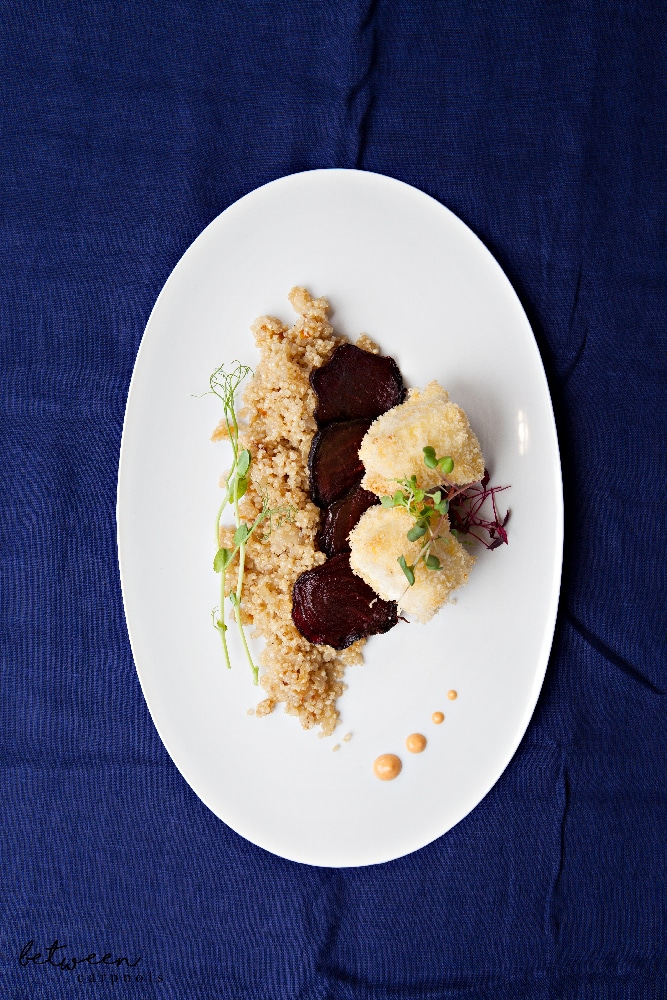 Sea Bass, Quinoa and Beets