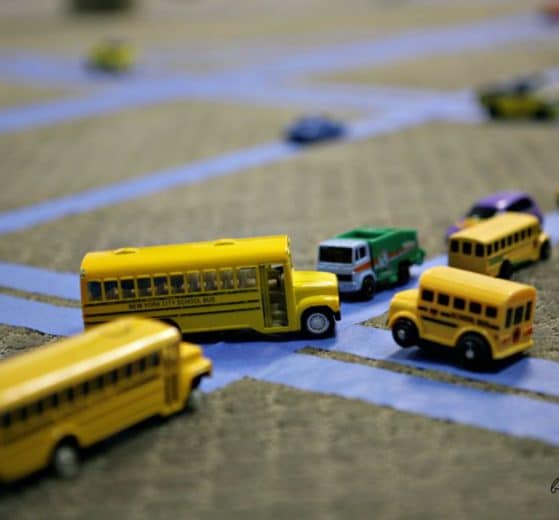 DIY Train Tracks. Best Boy's Tape Car Tracks. Stuck Indoors? The Best Boys’ Activity for a Rainy Day