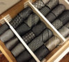 how to organize a tie drawer