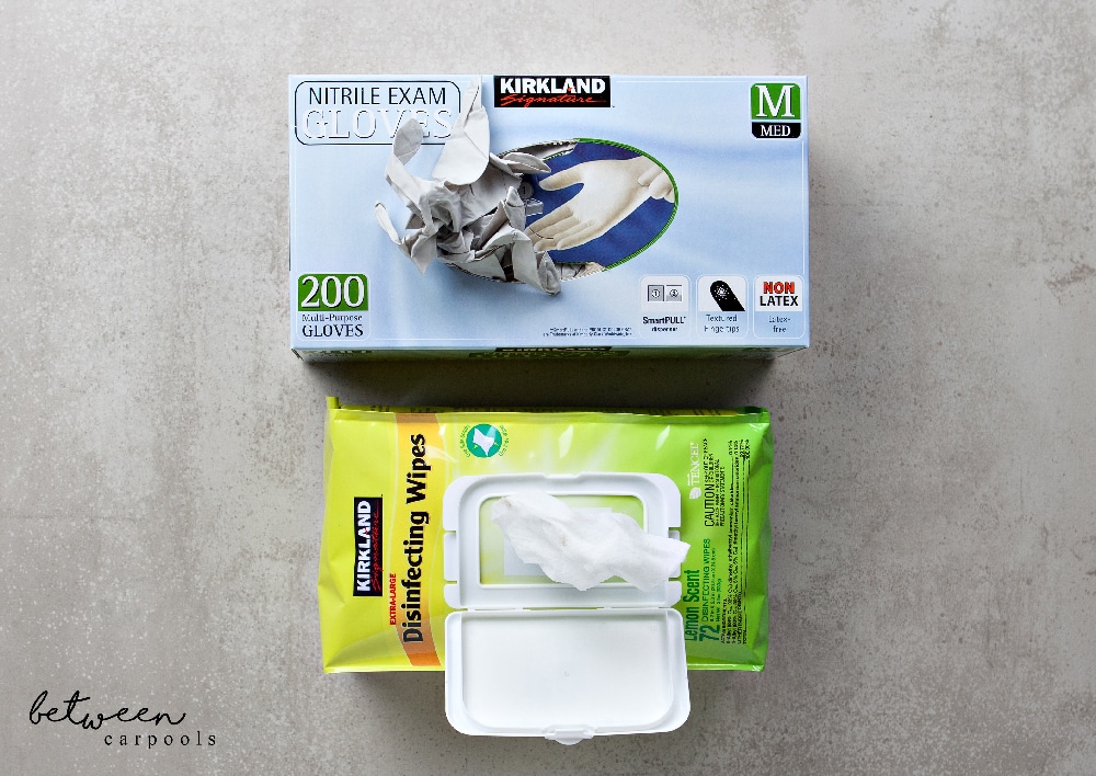 Costco's Kirkland’s amazing disposable glovesm, and Costco Wipes. What to buy in Costco. 