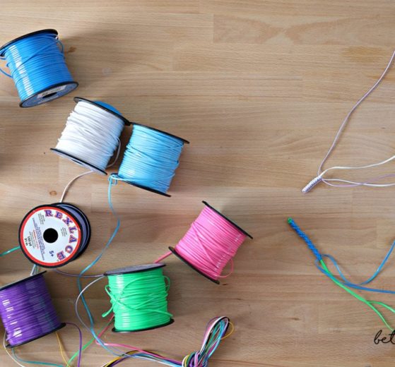 Bring Back the 90s with a Party Lanyard Station! The lanyard craft we loved as kids will keep older kids busy at your Chanukah party