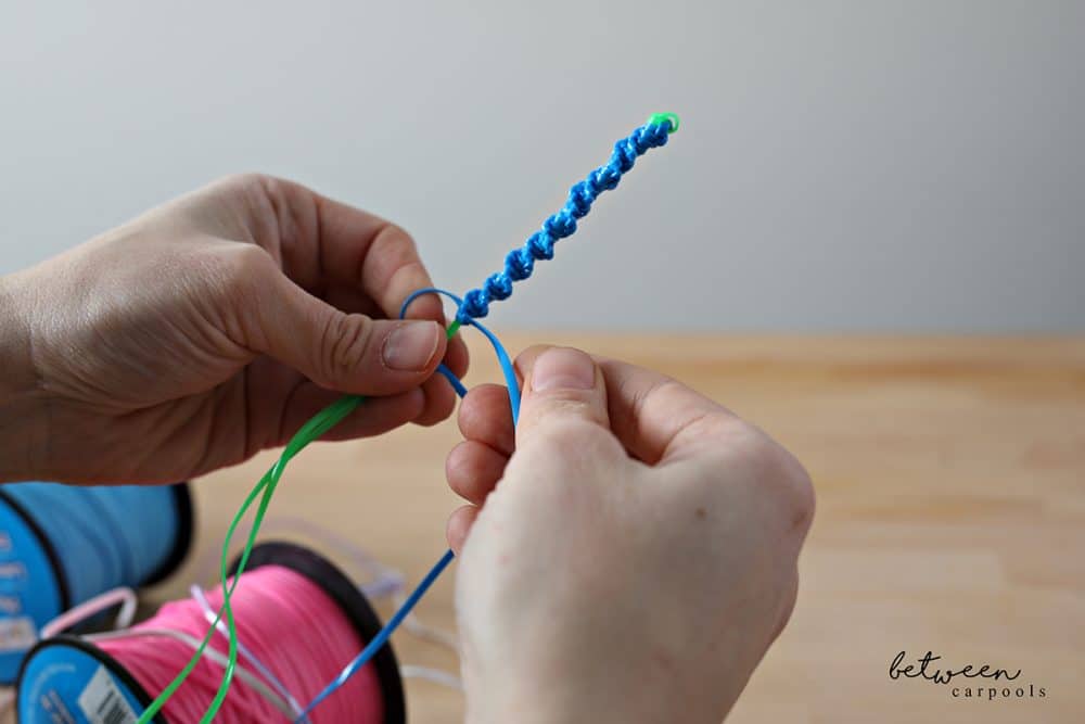 Bring Back the 90s with a Party Lanyard Station! The lanyard craft we loved as kids will keep older kids busy at your Chanukah party