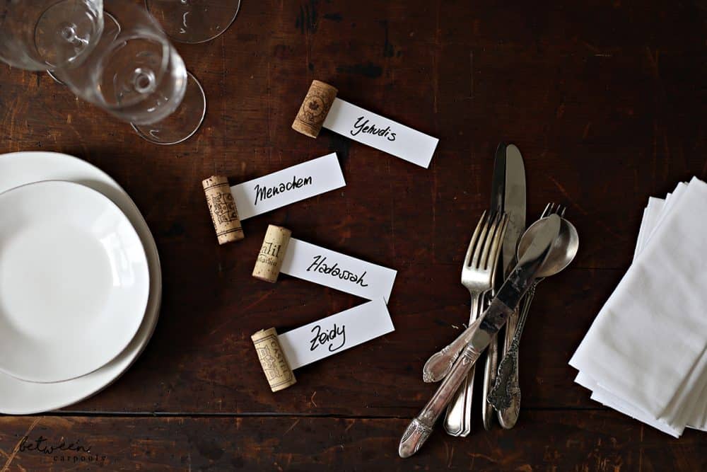 5 Creative and Easy Place Card Ideas for Your Chanukah Party [deck:] Make guests feel special (while making your table look amazing too!) By Renee Muller for Betweencarpools.com