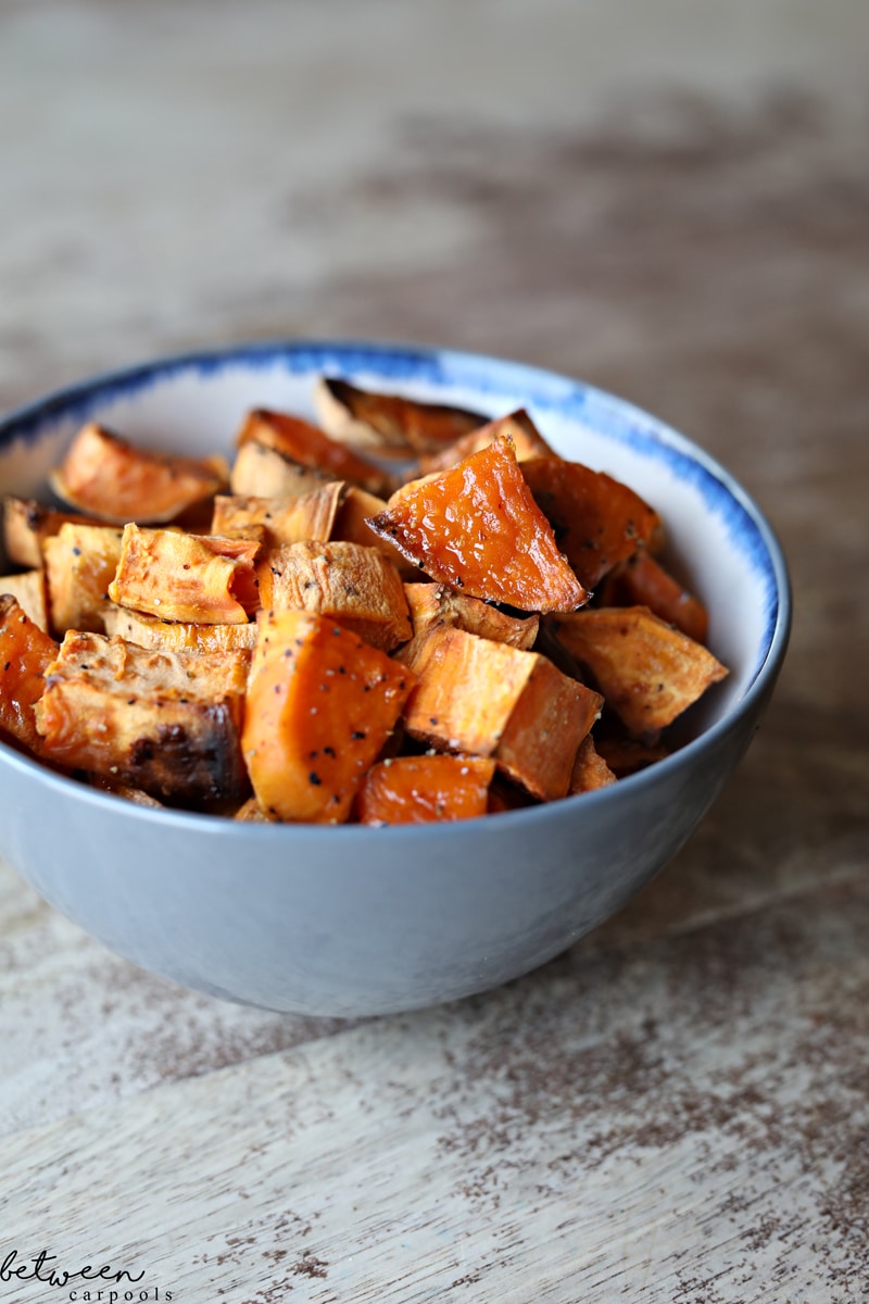 Two-Ingredient Side Dishes: Maple Sweet Potatoes These are the side dishes you’ll make the most often in the least amount of time.