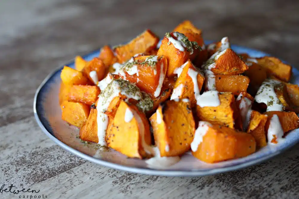 Two-Ingredient Side Dishes: Butternut Squash with Techina and Za’atar. These are the side dishes you’ll make the most often in the least amount of time.