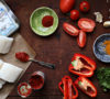 All ingredients for Moroccan Fish Dish.