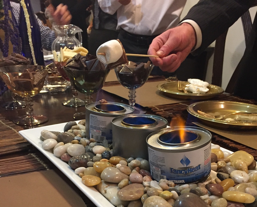 The Winter S’Mores Bar. No time to bake dessert? Warm up your winter melave malkah with a s’mores bar instead.