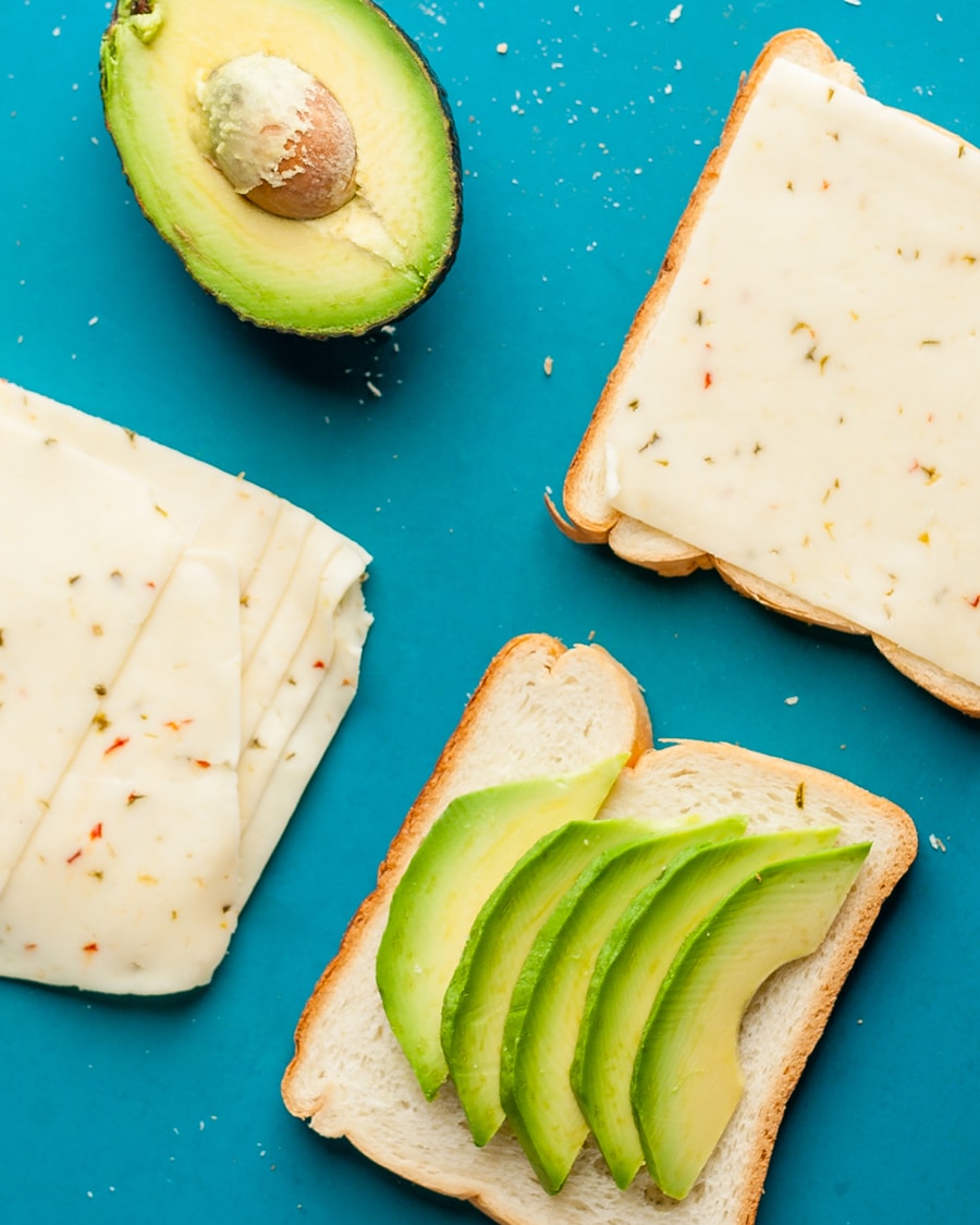 Cooking in a Hotel Room? 9 Ways to Use Your Sandwich Maker - Kosher Pepper Jack Avocado Sandwich using a Sandwich Maker