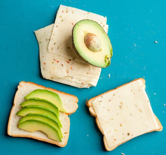 Cooking in a Hotel Room? 9 Ways to Use Your Sandwich Maker - Kosher Pepper Jack Avocado Sandwich using a Sandwich Maker