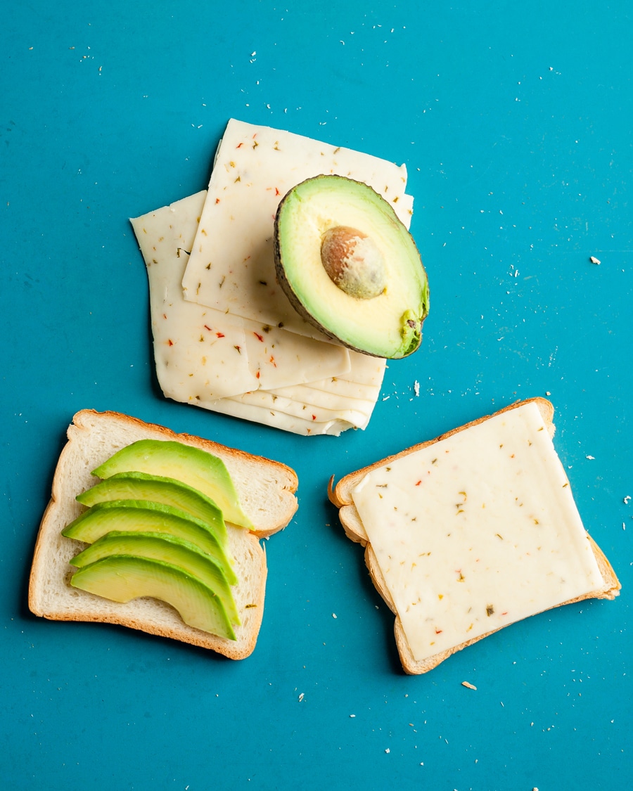 Cooking in a Hotel Room? 9 Ways to Use Your Sandwich Maker - Kosher Pepper Jack Avocado Sandwich using a Sandwich Maker