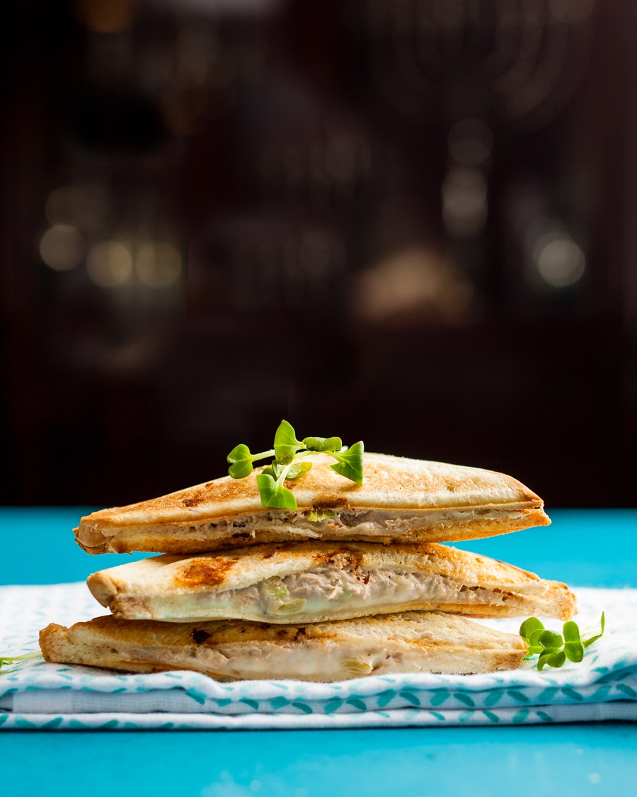 Cooking in a Hotel Room? 9 Ways to Use Your Sandwich Maker - Kosher Tuna Melt using a Sandwich Maker