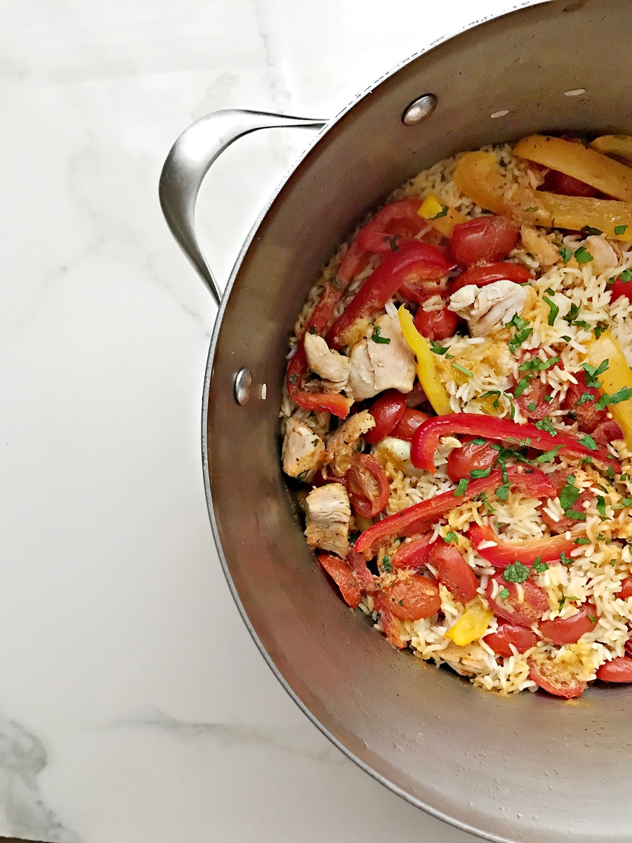 Chicken Paella: The One Dish Dinner (Most of) Your Family Will Love. Chicken, rice, and vegetables, cooked in one pot. It’s time for us to try Spain’s favorite dish.