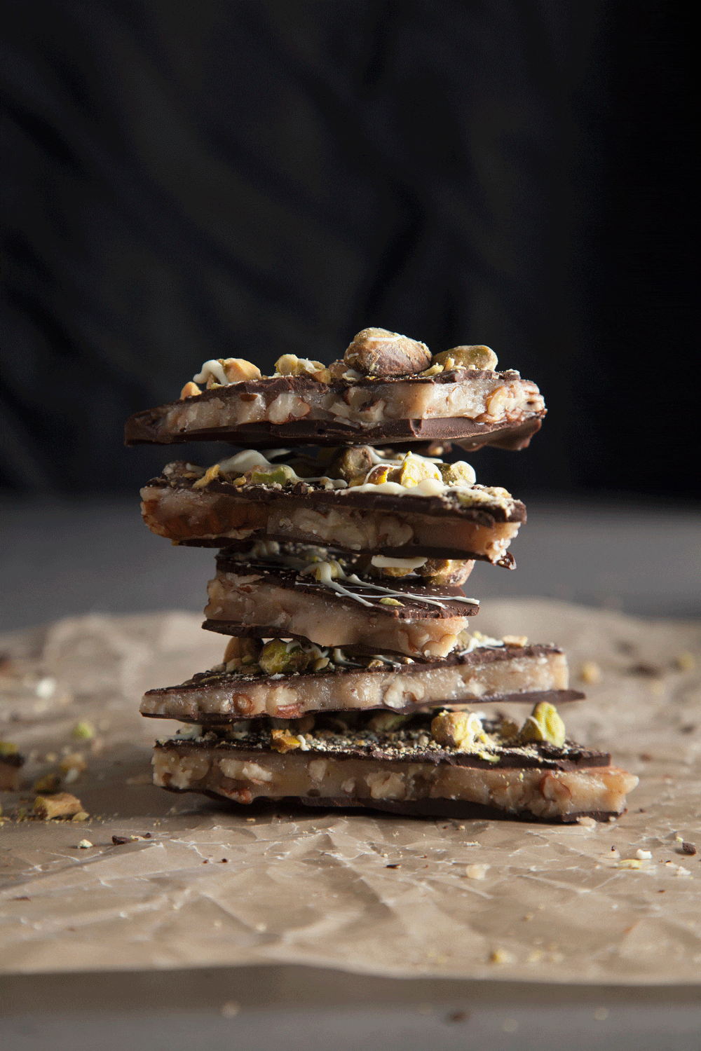 Irresistible Toffee, stacked