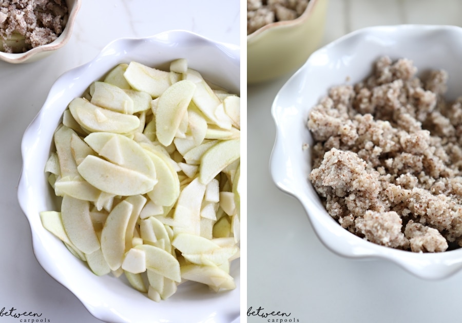 The perfect Pesach Dessert. This Never Gets Old. The Classic Apple Pear Crumble for Pesach. It’s everyone favorite. Just heat it up, grab some ice cream, and you’re golden.