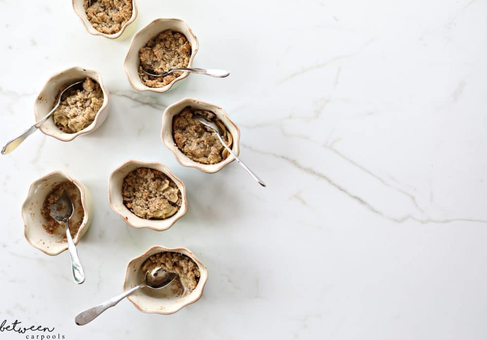 The perfect Pesach Dessert. This Never Gets Old. The Classic Apple Pear Crumble for Pesach. It’s everyone favorite. Just heat it up, grab some ice cream, and you’re golden.