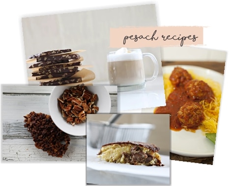 Looking for Pesach Recipes? Between Carpools is the perfect blog for all your Pesach Recipe needs.