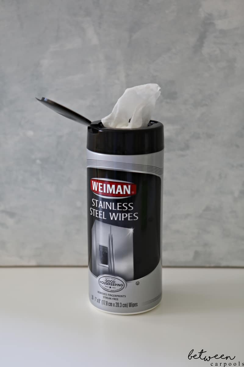 Weiman Stainless Steel Wipes. 3 Wipes You Should Never Be Without (and None of Them Are for the Baby). Life is hectic. Take every shortcut possible. Here’s how I take my cleaning shortcuts without skimping on cleanliness.