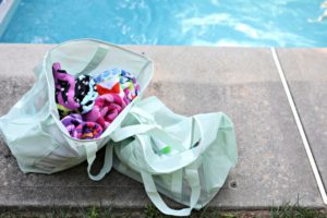 What to take to the pool. Here are some tips to make pooltime easier. Swimming Made Easy: 4 Ways to Make Pool Time (and Laundry Time) Easier for Mom. Pool time is lots of fun. Collecting lots of wet stuff afterwards? Not as much.