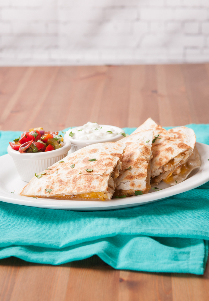 Simple, Satiating, and Easy...For a No-Fuss Dairy Meal, Make Quesadillas. Fill quesadillas with whatever you like + add toppings. Perfect recipes for the nine days.