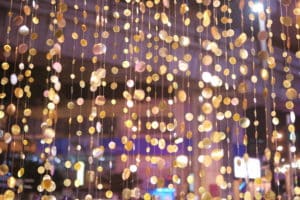 Beaded curtains for Sukkah decorations