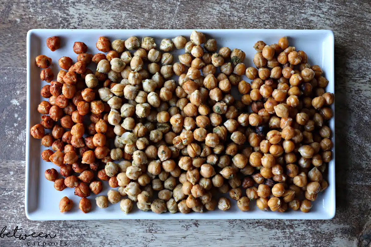 Two-Ingredient Side Dishes: Roasted Chickpeas. These are the side dishes you’ll make the most in the least amount of time