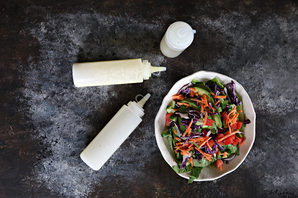 One Simple Way to Get Your Family (and Yourself) to Eat More Veggies. Having salad dressing ready and accessible in the fridge makes it so much easier to enjoy salad or veggies anytime.