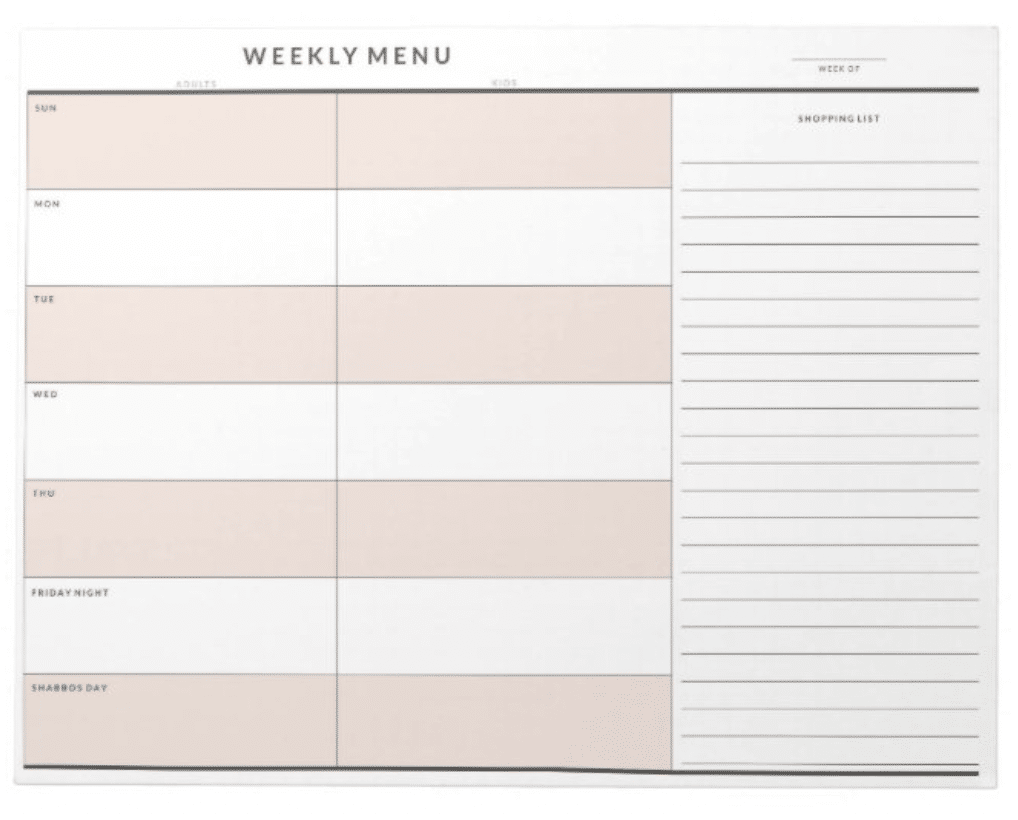 Menu Planner