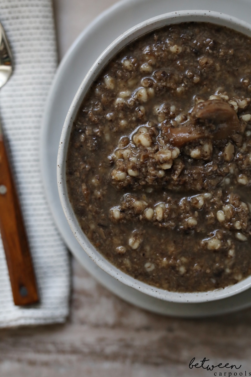 Mushroom Barley Soup