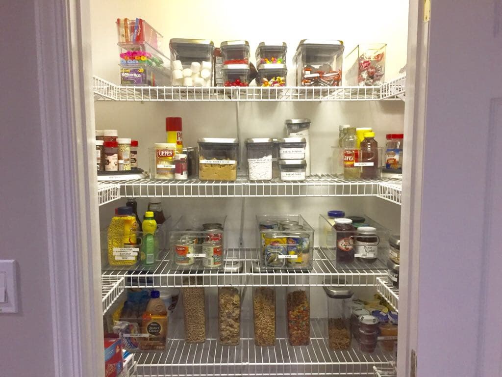 Organizing the Pantry - Quick Fix for Wire Shelves - Eat at Home