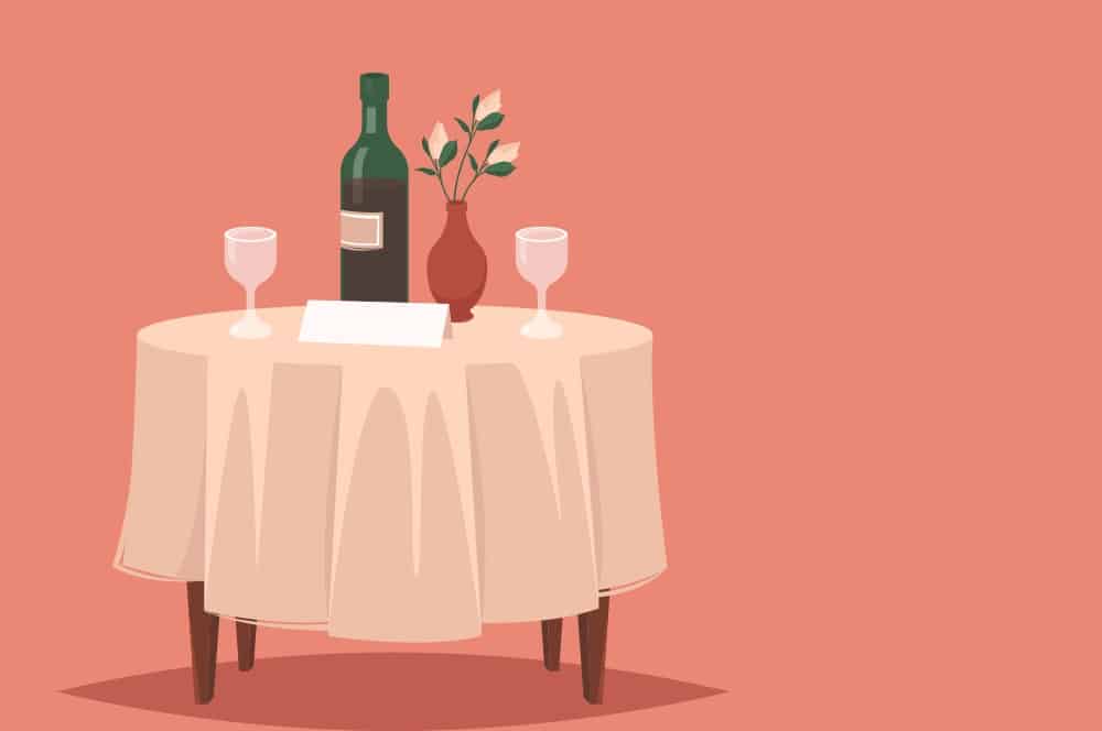 vacation date night dinner