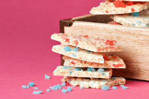 You Asked for It! Victoria’s White Chocolate Crispy Candy Bark