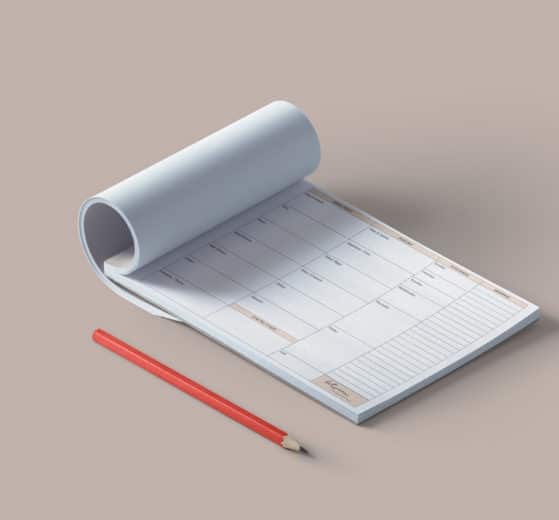 Shabbat menu planner. Free download.