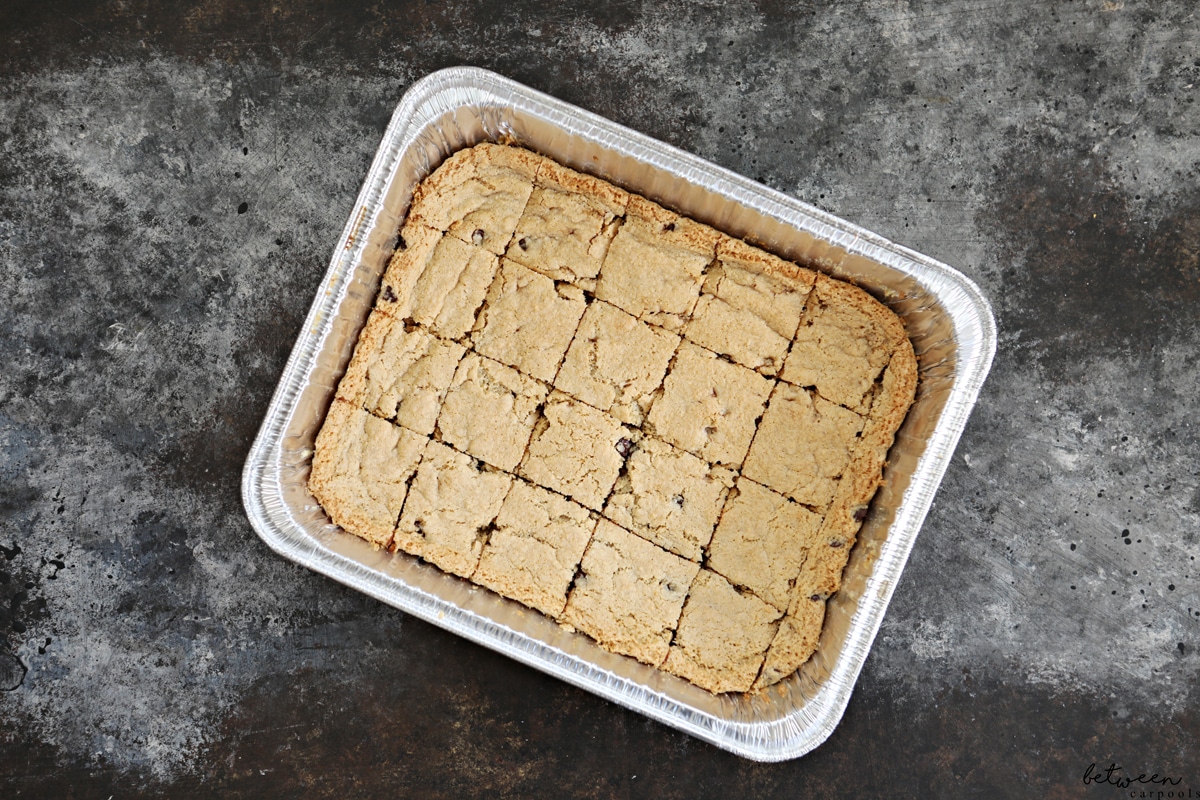 No Mixer Pesach Chocolate Chip Squares (Mix ‘Em Right in the Pan). We know you love all this one pan stuff! Now you can make your cake and avoid washing any bowls...on Pesach too!