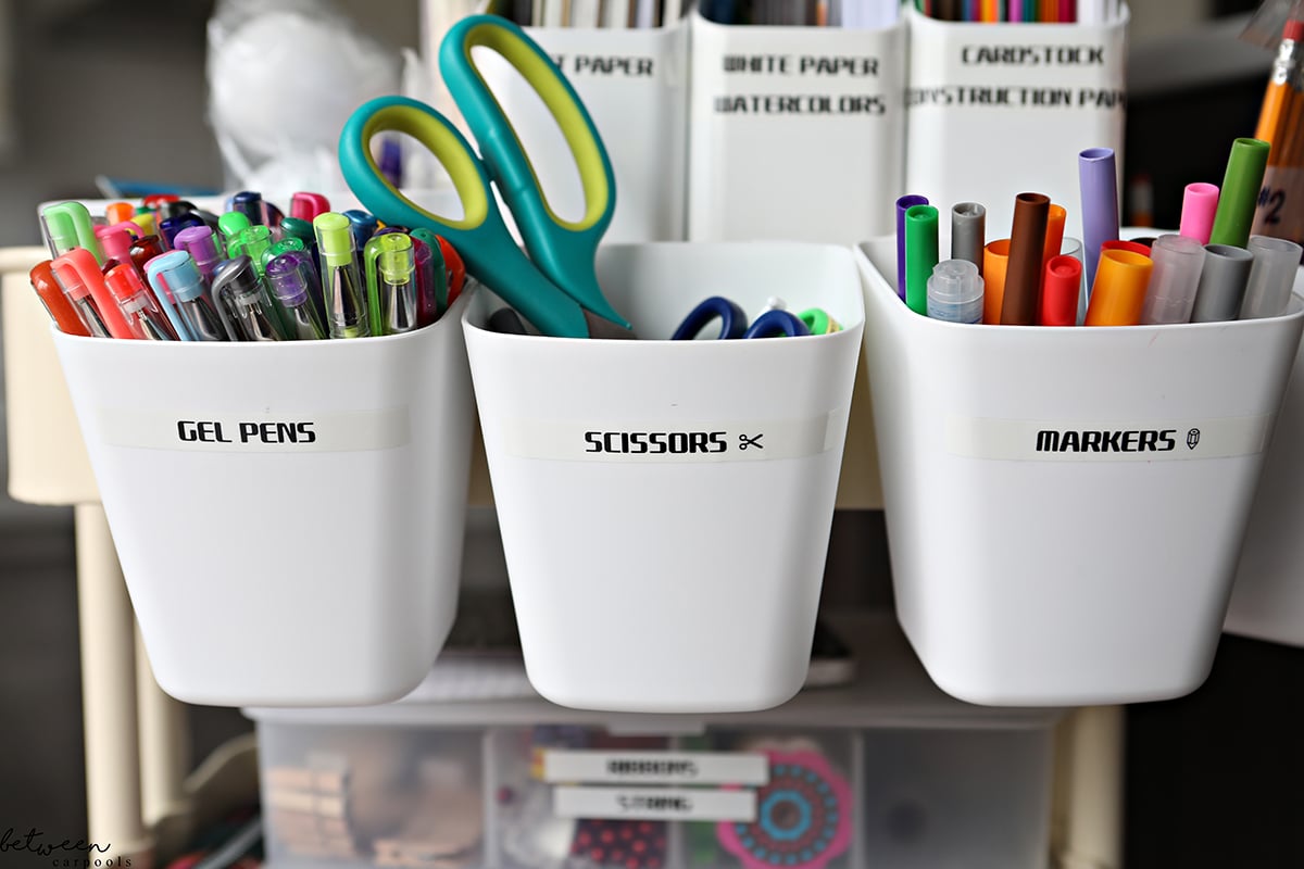 How to Organize the Craft Mess - Between Carpools