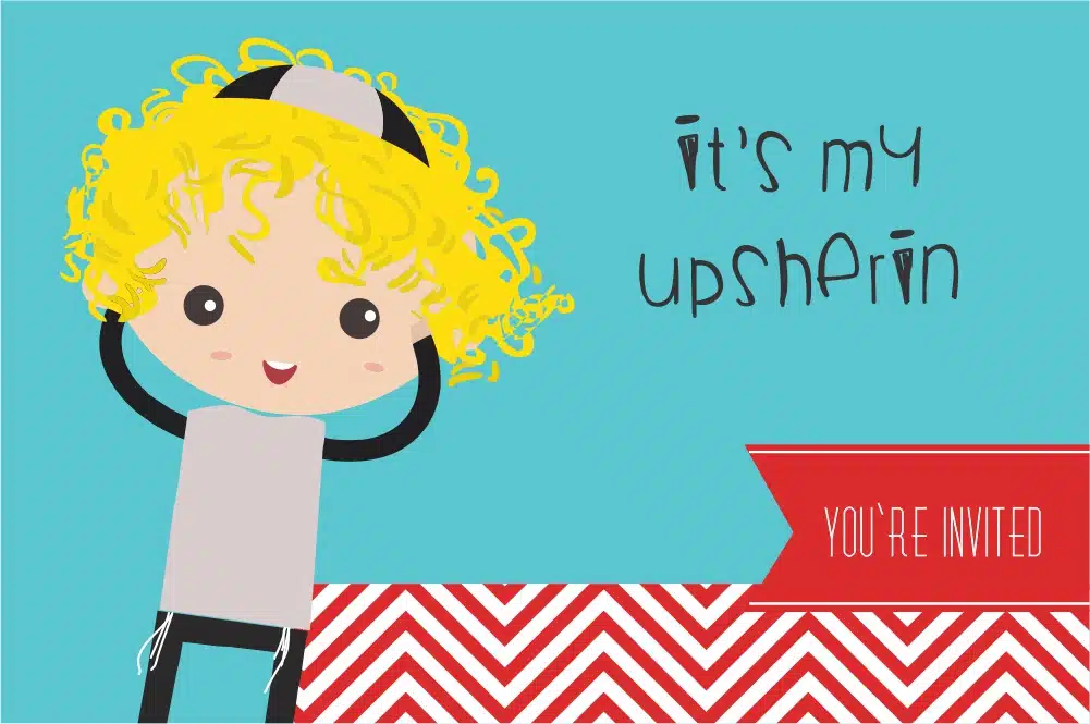 upsherin invite personalized