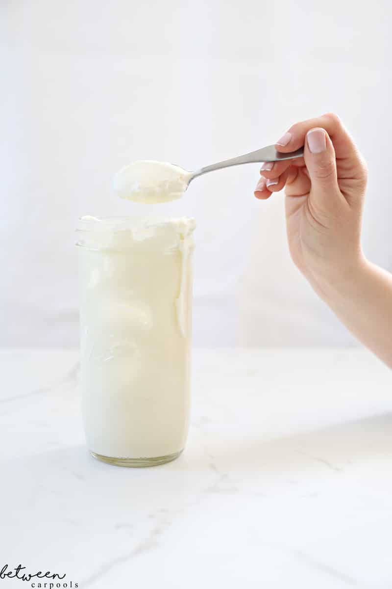 whipped cream in a jar