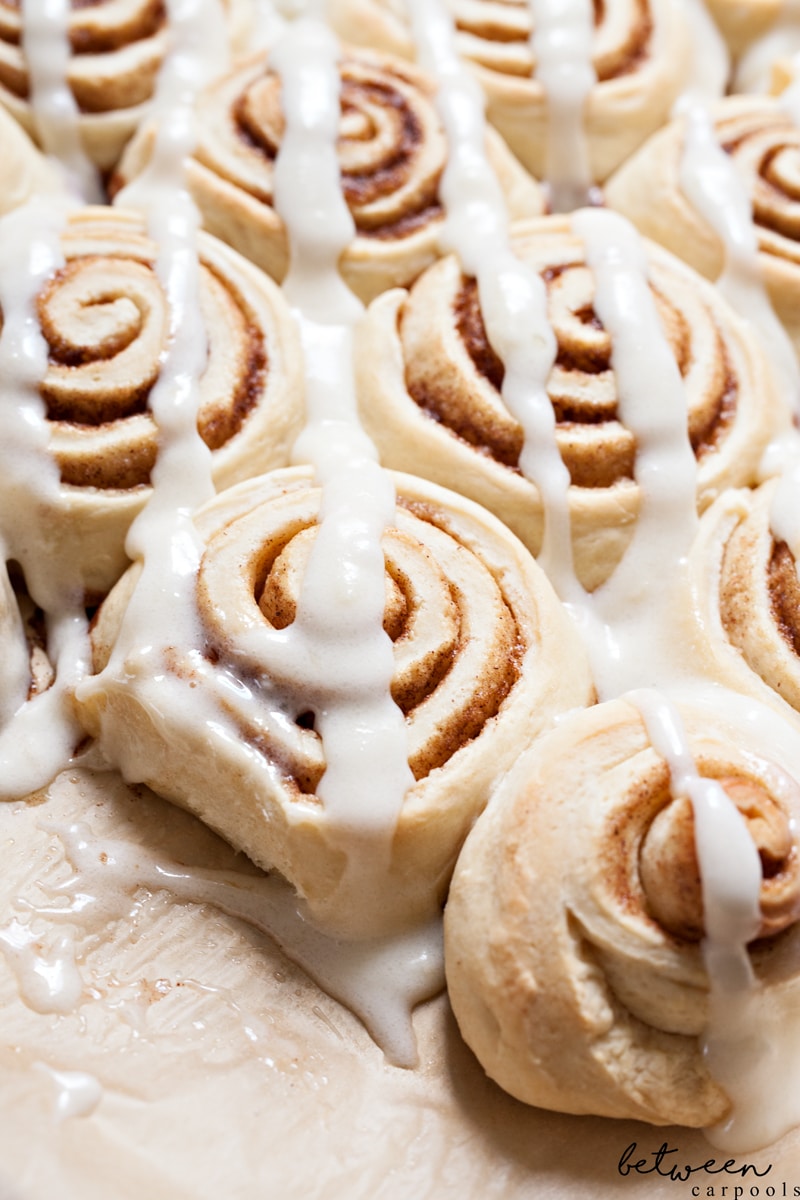 My kids always beg me to make these dairy cinnamon buns.