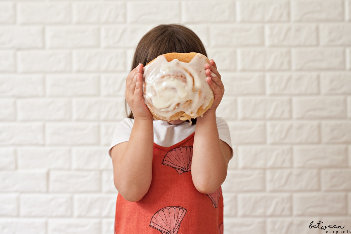 The Best Dairy Cinnamon Buns with Cream Cheese Frosting. My kids always beg me to make these dairy cinnamon buns.