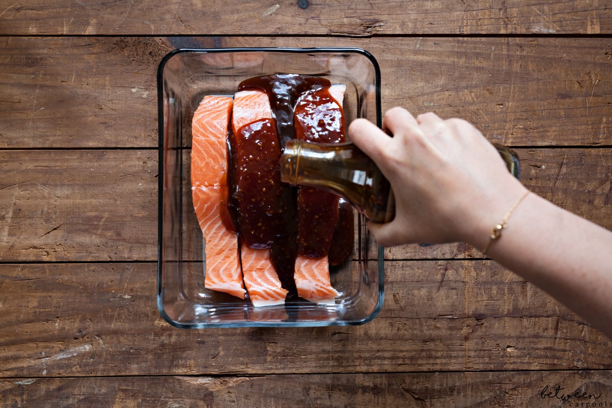 salmon with dill salad