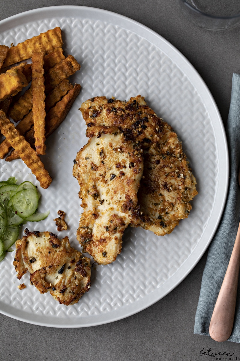 Grilled Chicken Schnitzel