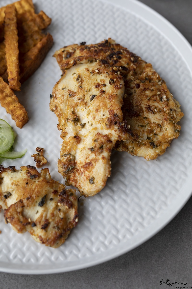 Grilled Chicken Schnitzel - It’s Not Fried But It’s So Good No One Minds. Your kids love chicken cutlets, but they really prefer them breaded and fried. This version of grilled chicken is so flavorful, they won’t mind that you didn’t fry them. 