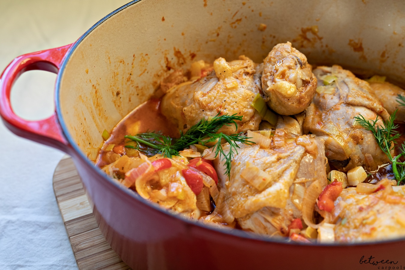 Pollo Alla Cacciatora: This is Ima’s Chicken That I Always Dream About. This Italian chicken stew means comfort food to me.