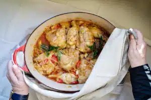 Pollo Alla Cacciatora: This is Ima’s Chicken That I Always Dream About. This Italian chicken stew means comfort food to me.