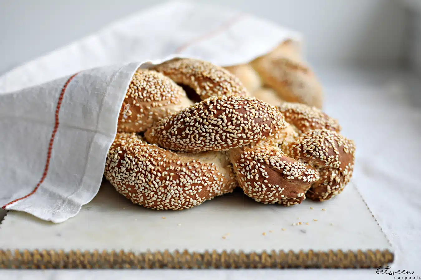 sesame challah