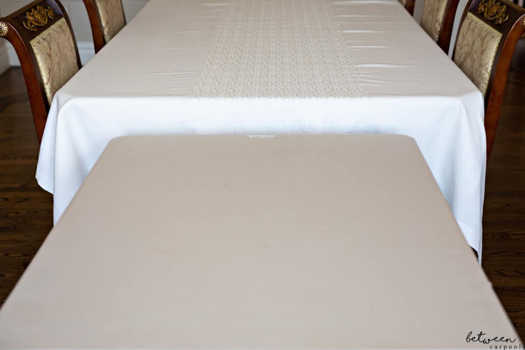 How to Seamlessly Extend Your Dining Room Table - Between Carpools